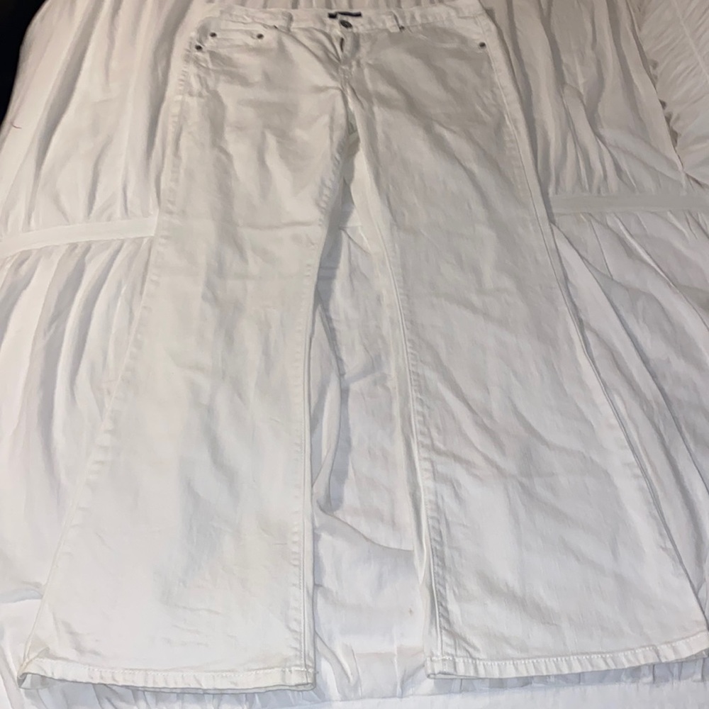 White Madison jeans